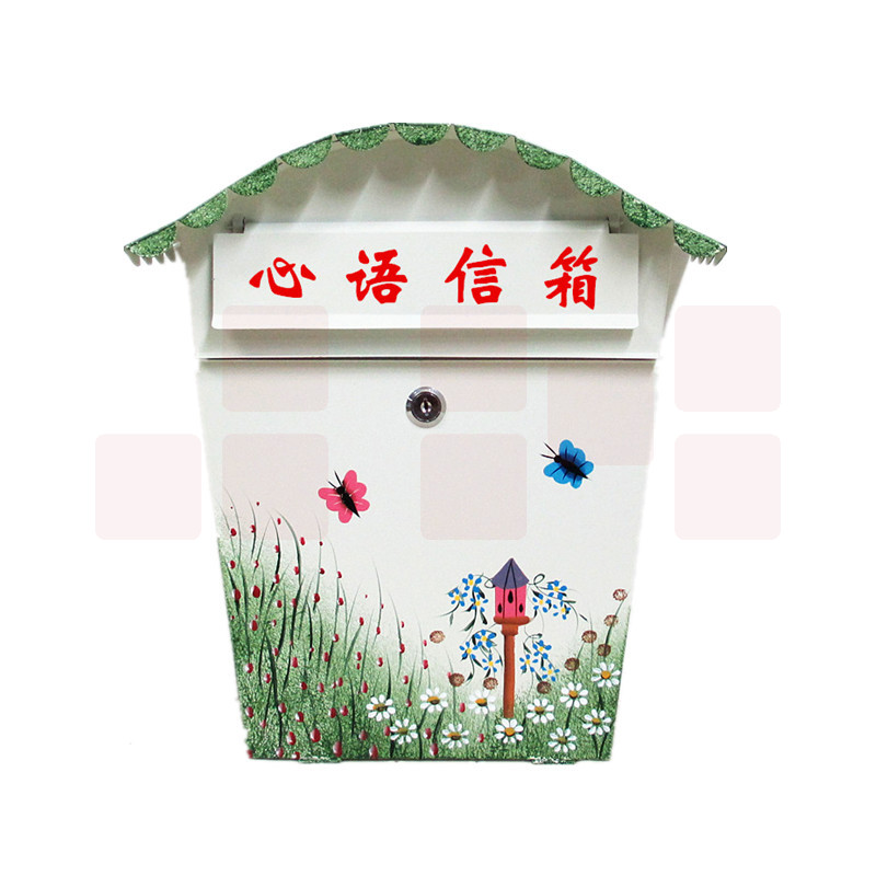 大号信报箱挂墙带锁意见箱 报纸箱 心里咨询创意信箱  中小学校邮箱