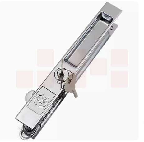 老式铝合金钩锁  推拉门勾锁  90型  货号：JC