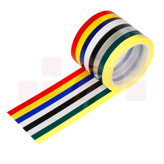 PVC警示胶带  标识胶带 12mm宽 33米  红色 货号：GD