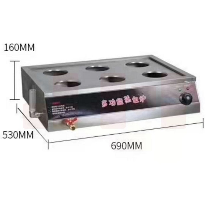 西厨台式六眼蒸炉