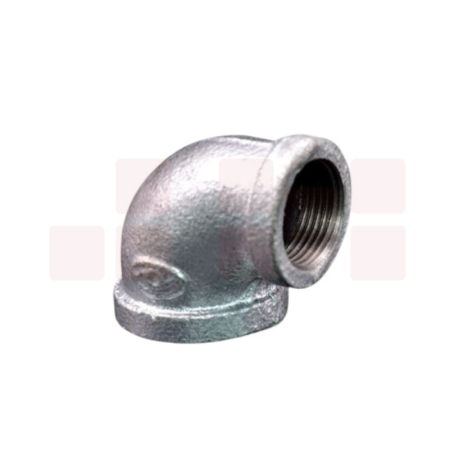 赣玛 玛钢国标变径弯头90° 20x15 4分/6分弯头