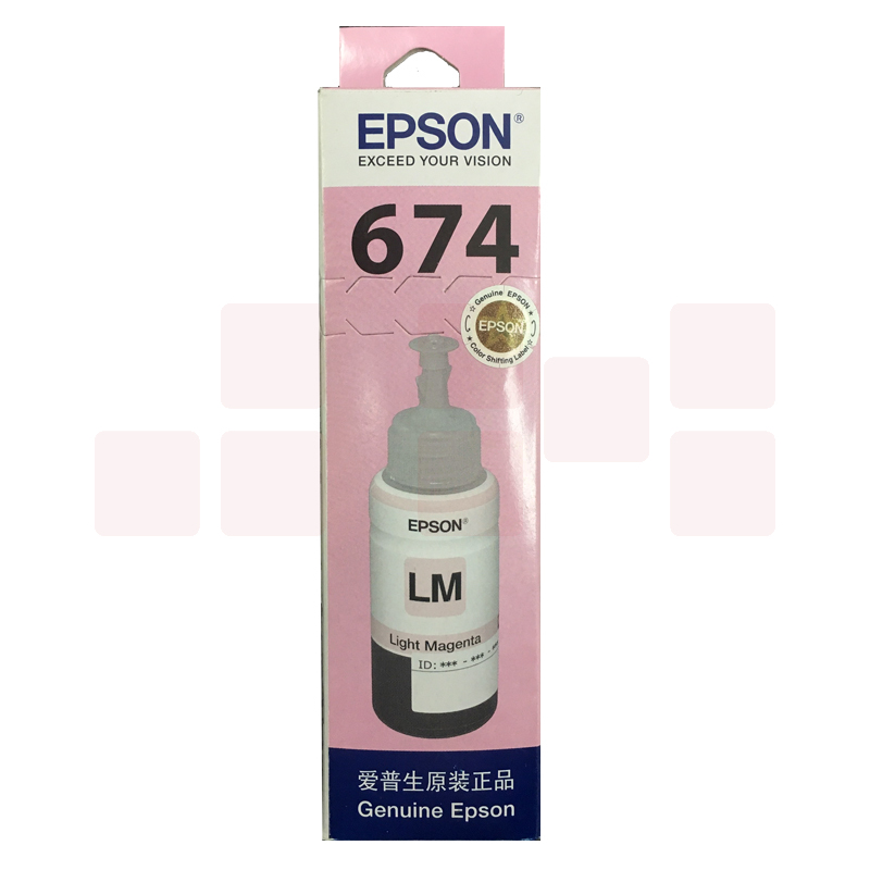 爱普生（Epson）T6746 浅洋红色 墨水  适用于 L801 L1800 L850 L810 L805