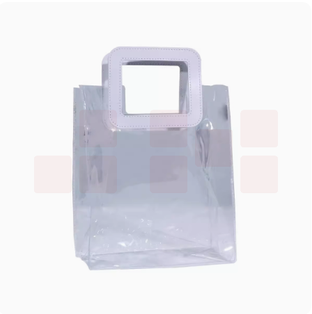 绘画透明手提袋  17*15*8.5cm  小号  货号：LJ