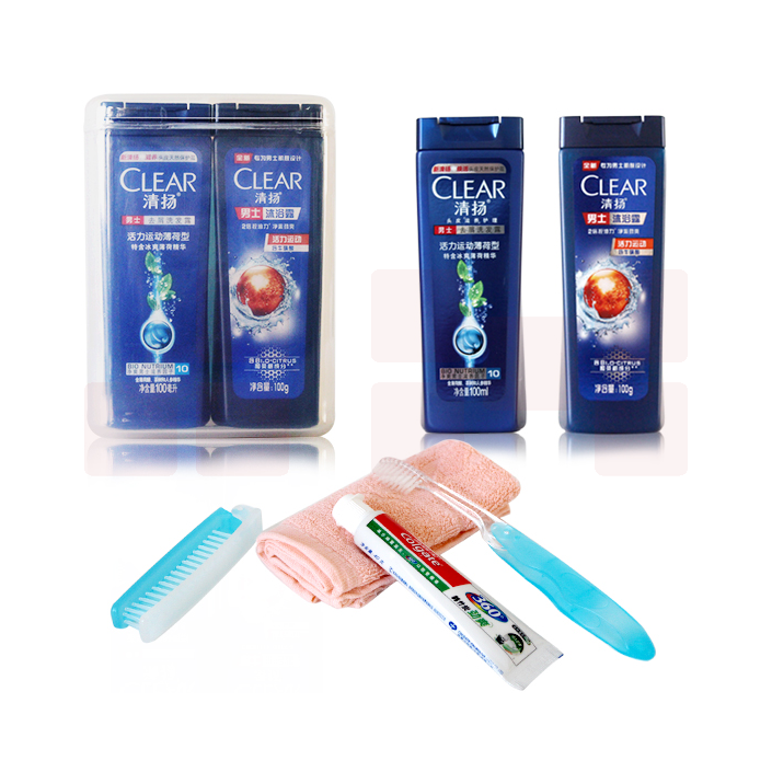 便携梳洗盒  旅行洗漱套装 含用品  货号：JC