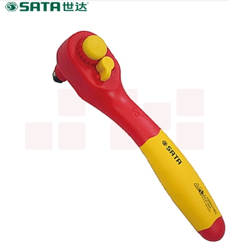世达（SATA）10MM系列VDE绝缘快速脱落棘轮扳手200MM  12982