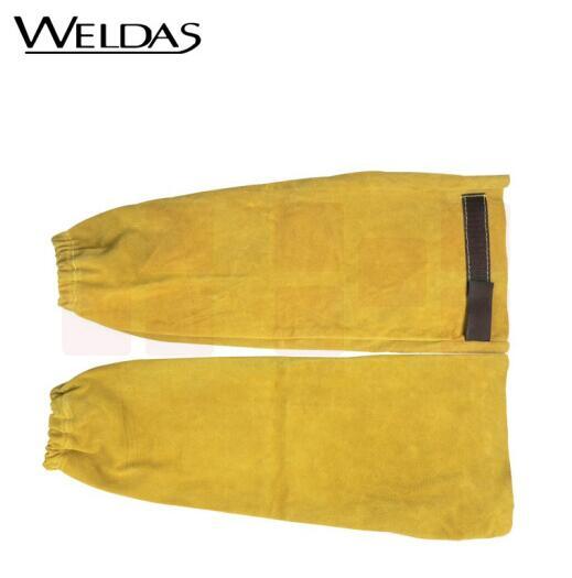 威特仕 / WELDAS 44-2319纯牛皮电焊烧焊专用套袖 48cm长隔热耐磨防金属飞溅牛皮套袖 1副