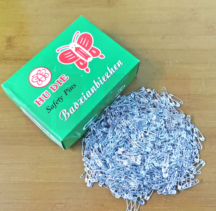 蝴蝶牌  曲别针 安全别针 保险别针  1号别针  货号：JC