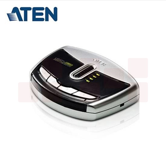 ATEN宏正 4口USB打印机共享器 4进1出电脑usb自动切换器