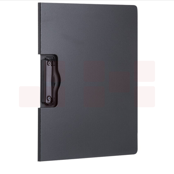 得力(deli)横式折页板夹会议夹板夹 325*242*11mm 5011黑色