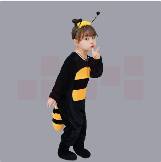 蚂蚁演出服饰  长款+发箍  货号：LJ