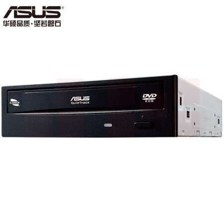 华硕(ASUS) 18倍速 SATA DVD光驱 黑色(DVD-E818AAT)