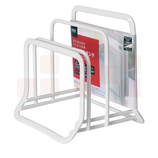 砧板座 锅盖座 铁质防滑菜板座 置物座 白色镀层