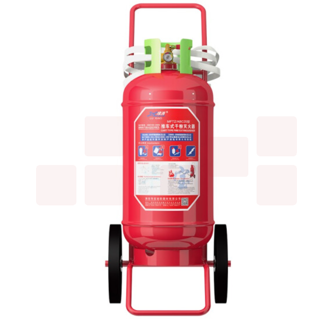 绿消 35公斤灭火器 推车式灭火器干粉灭火器MFZ/ABC35