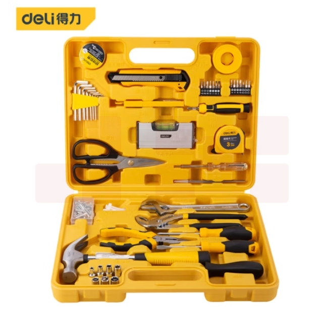 得力48件套工具套装 维修工具箱DL1048J