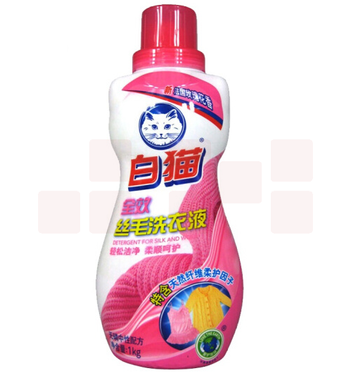 白猫  全效丝毛洗涤剂 护衣护色丝毛净1kg