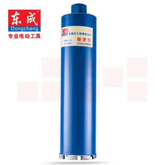 东成 金刚石工程薄壁钻头/水钻头/墙壁开孔器  总长度89*365mm