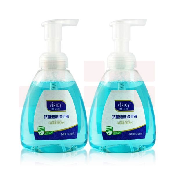 唯洁雅抗菌泡沫洗手液 VXDAA 蓝色 450mL*2瓶/套