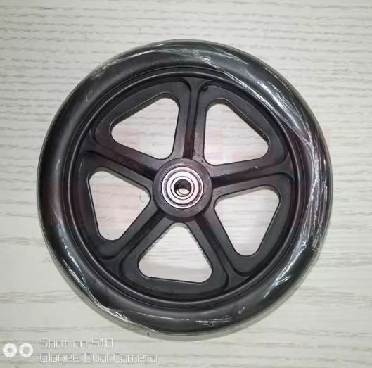 橡胶轮6寸轴承橡胶脚轮老虎车轮