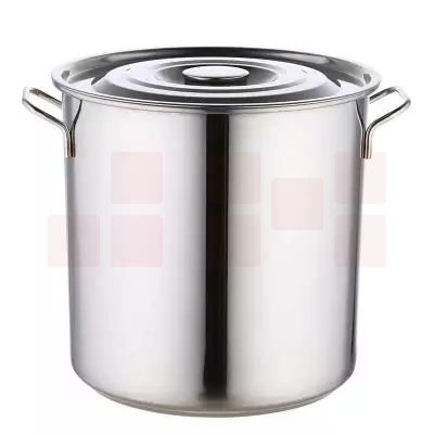 不锈钢汤桶 直径40cm   货号：JC