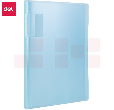 得力72555_30页资料册(蓝)文件夹