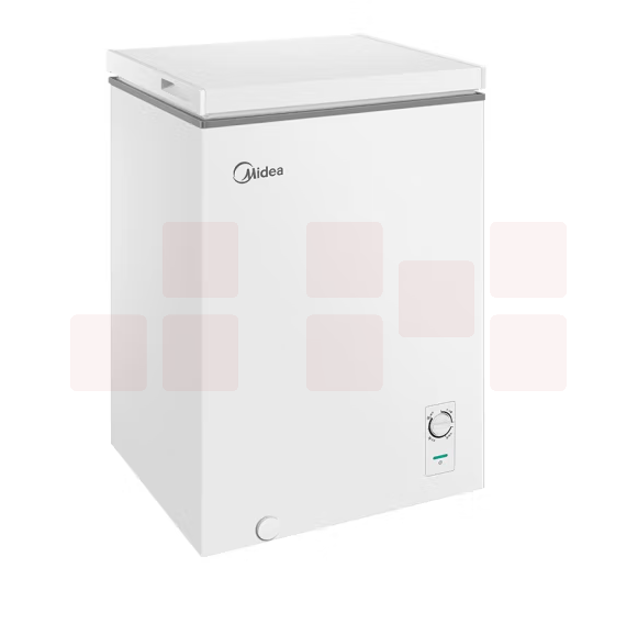 美的  冷柜顶开门101升  BD/BC-101KMA 极地白