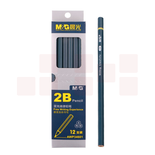 晨光 2B铅笔 12支/盒 AWP34601