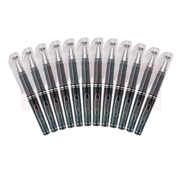 晨光  GP0097 短款便携小号迷你中性笔黑色签字笔0.5mm