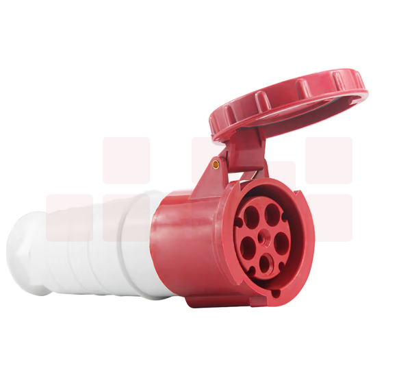 工业插座 三相五线380V耦合器 SH-235 5芯63A连接器1个