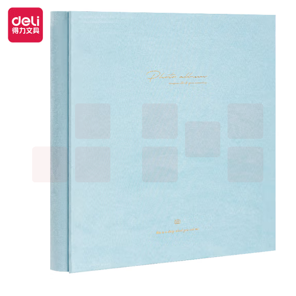 得力 相册影集 5寸6寸混合尺寸900入大容量家庭相册情侣旅行相册本纪念册儿童成长记录册 蓝色PQ855