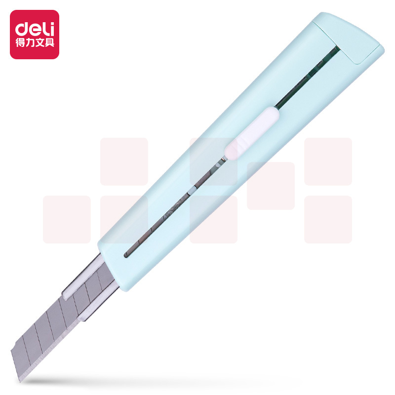 得力2038 美工刀 壁纸刀 (浅绿)