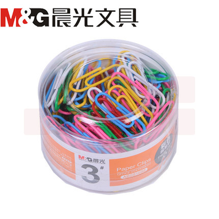 晨光 3号彩色回形针 曲别针ABS91698；桶
