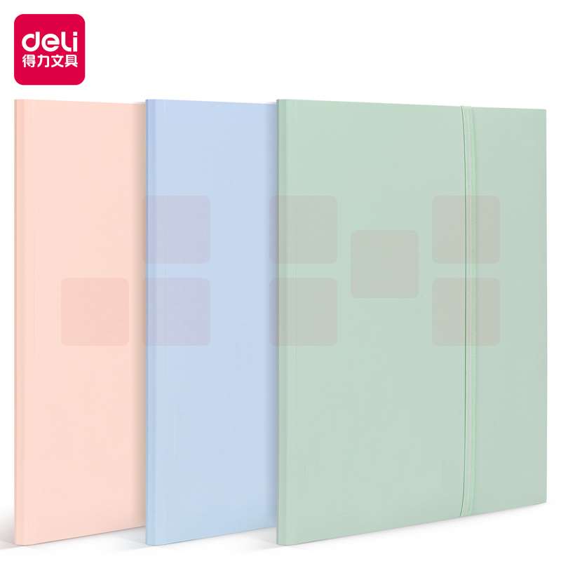 得力72636分类试卷册A3资料册 330*250*10mm(混)(个)