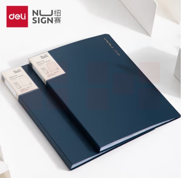 得力NS190纽赛30页编码资料册(墨海蓝)((310*235*20mm))
