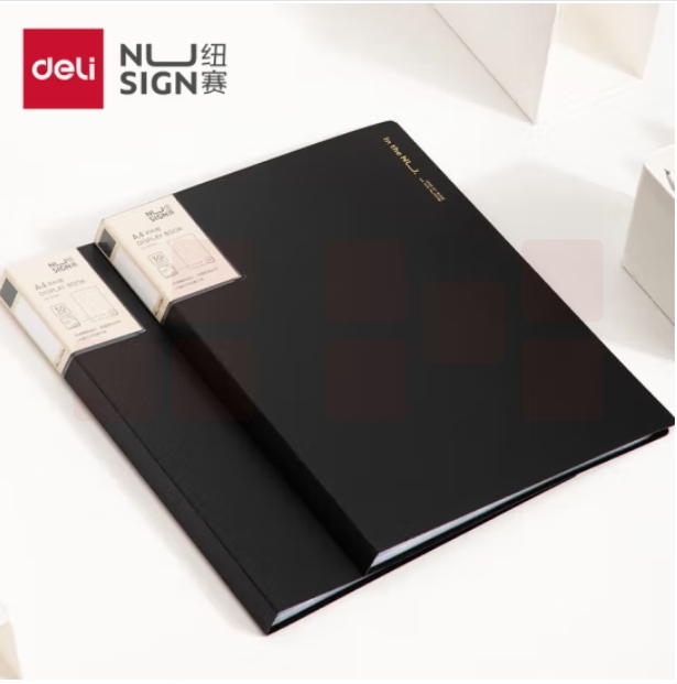 得力NS190纽赛30页编码资料册(深灰色)(310*235*20mm)