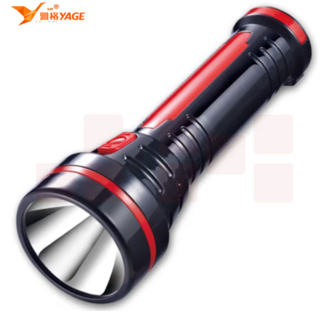 雅格YG-3775 LED黑金刚大功率远射程手电筒手提灯手电灯