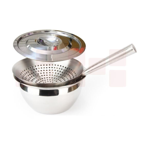 厨房用  24CM漏勺+油盆
