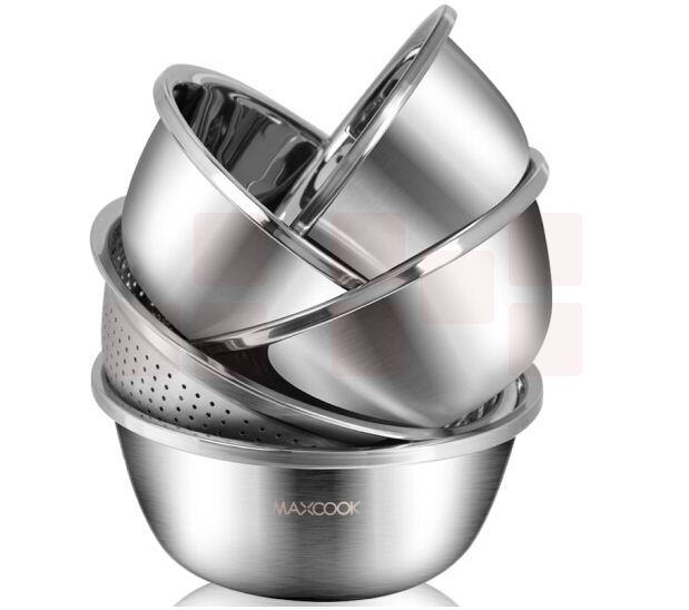 美厨 不锈钢盆筛五件套