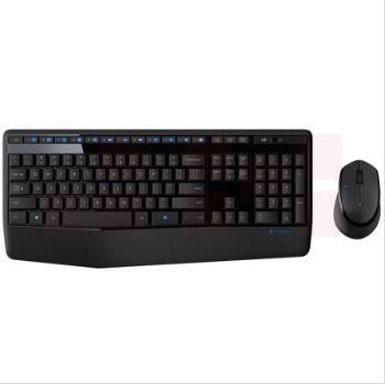 罗技 MK345 无线键鼠套装 宽大掌托 全尺寸 带无线2.4G接收器 黑色