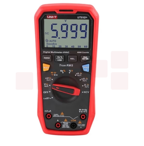优利德（UNI-T）UT61D+ 自动量程高精度数字万用表 万能表 电工表
