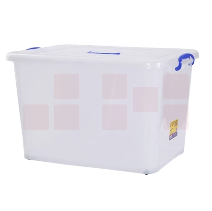 多功能收纳箱储物箱食品级塑料整理箱2686 52*37*32cm（55L）