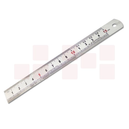 巨联 150mm 钢板尺 钢直尺 钢格尺