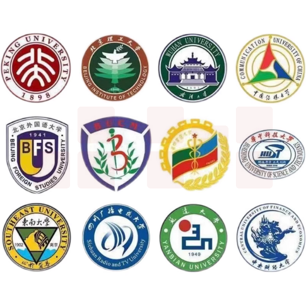 亚克力胸牌 定做校徽  定制磁吸徽章 班徽胸章 1000个起订  货号：JC