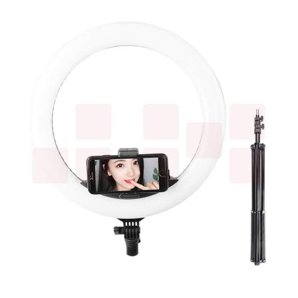 锐玛 YB-RJ510 环形14英寸 LED摄影环形灯自拍摄影摄像补光灯