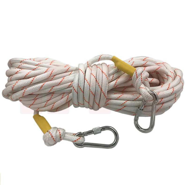 天能 安全绳 “1.直径：10mm(钢丝内径3mm) 2.长度：30m 3.型号：内含钢丝、带双钩 4.承重：≥400kg”