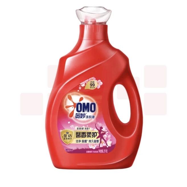 奥妙 洗衣液 2kg含金纺馨香精华 99.9%除菌深层清洁