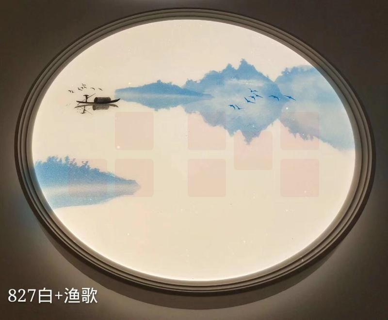 居多彩 渔歌 智能语音吸顶灯（450mm底盘）