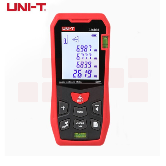 优利德（UNI-T）激光测距仪  高精度手持式红外线测量仪  LM50A（50米） 干电池款   货号：JC
