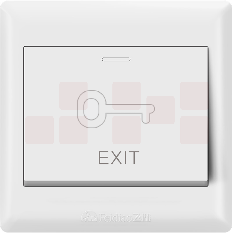 飞雕 一位门禁开关 86型面板门禁开关E5-A墙壁开关