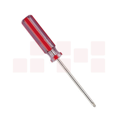 巨联 十字5*100 601系列双色彩条螺丝批水晶透明手柄螺丝刀改锥带磁螺丝刀规格 十字5*100