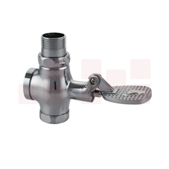 全铜冲洗脚踏脚踩四通大便阀  延时冲水阀